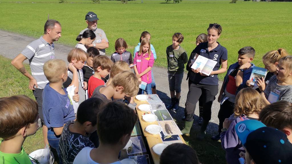 Fischer machen Schule. Urner Schüler entdecken eine unbekannte Welt unter dem Wasserspiegel