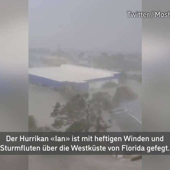Diese Videos zeigen, wie Hurrikan «Ian» über Florida fegt