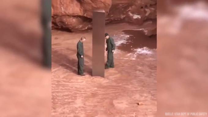 Mysteriöses Metall-Objekt in der Wüste von Utah entdeckt