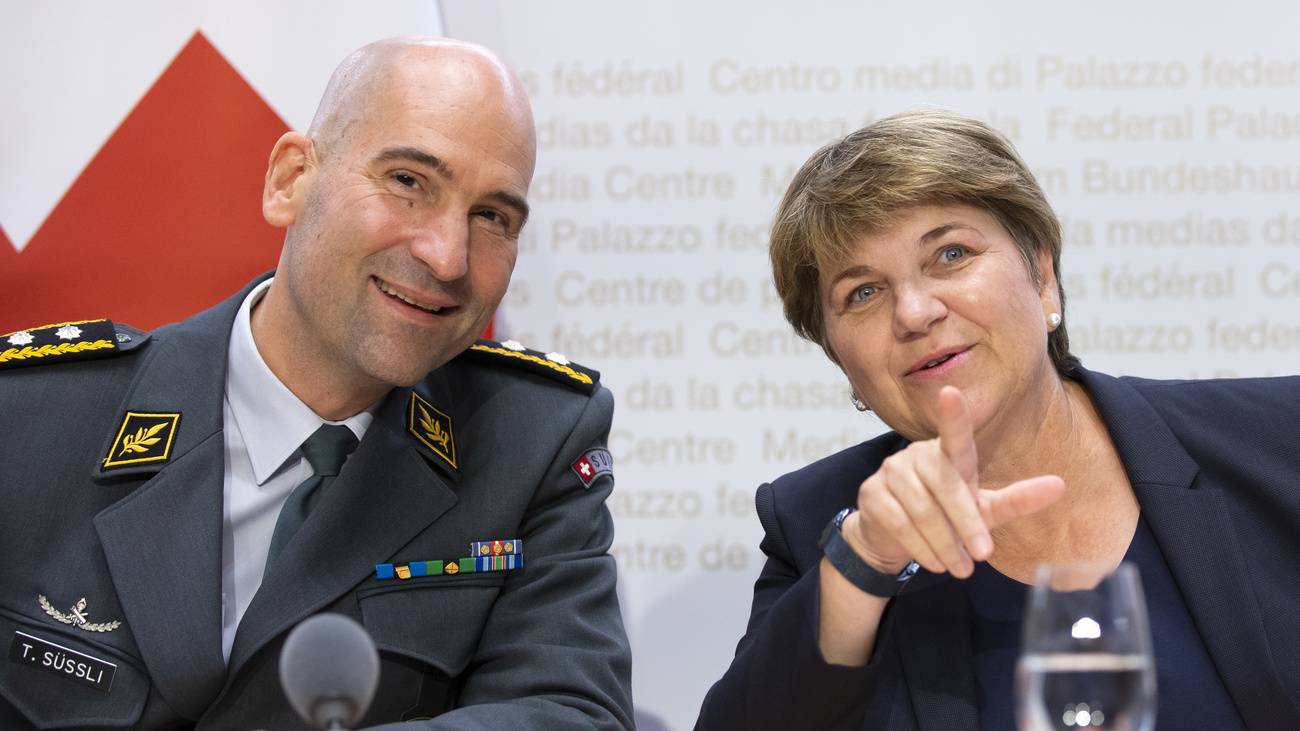 Chef der Armee Thomas Süssli und Verteidigungsministerin Viola Amherd
