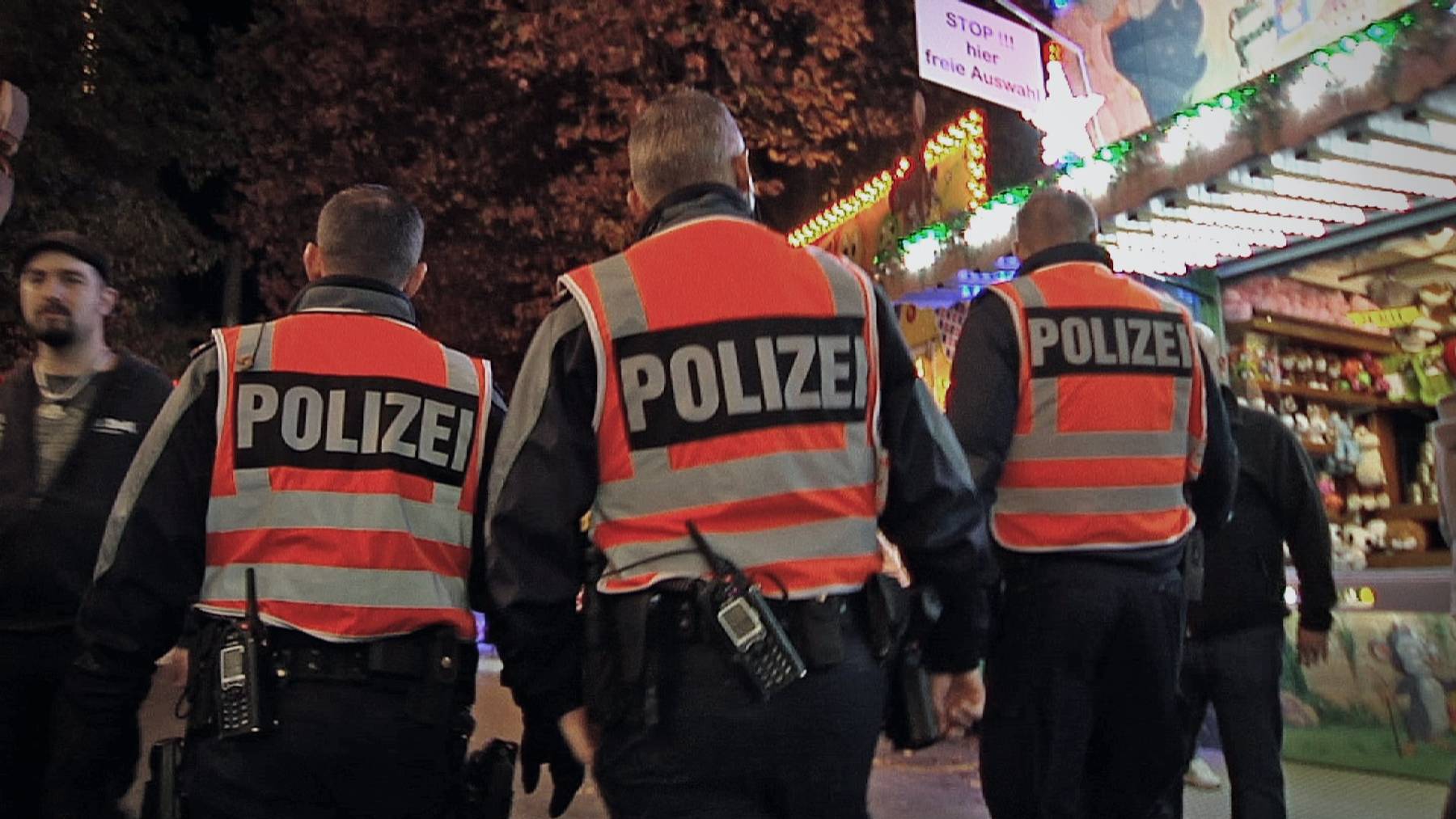 Die Stadtpolizei St.Gallen sorgt an der Olma für Ordnung