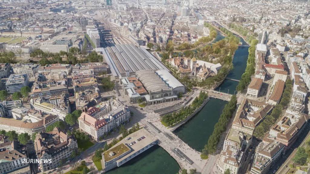 HB Zürich autofrei: Stadt plant radikalen Verkehrsumbau