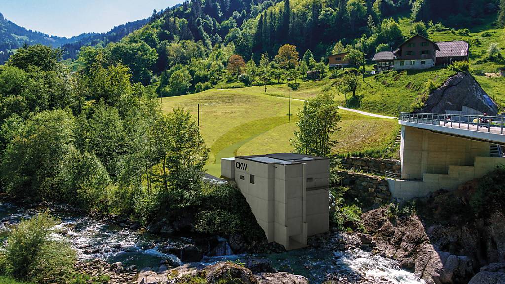 So soll das Kraftwerk Waldemme in Flühli einst aussehen.