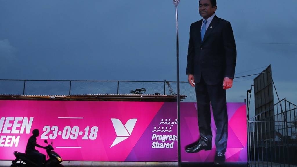 Der ehemalige Präsident der Malediven, Abdulla Yameen, verlor vor rund einem Jahr überraschend die Präsidentschaftswahl. Nun wurde er der Geldwäscherei schuldig gesprochen. (Archivbild)