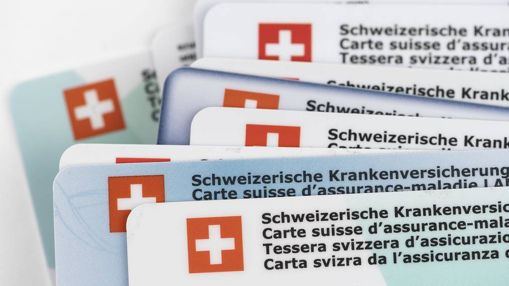 Verschiedene Schweizer Krankenversicherungskarten, aufgenommen am 9. September 2019 in Zuerich. / Krankenkasse