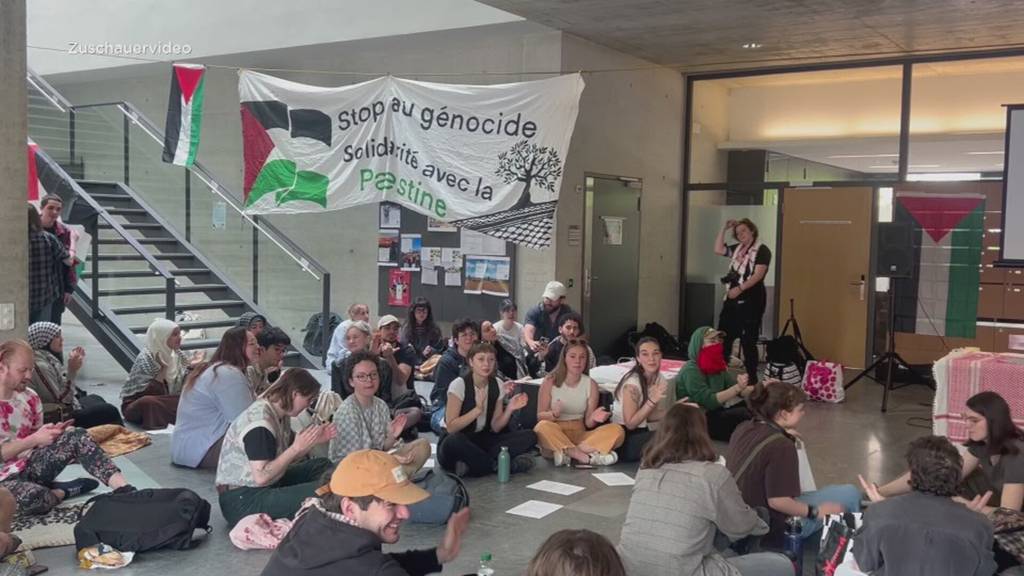 Nach Pro-Palästina-Demos: Universität Fribourg zieht Anzeige wieder zurück