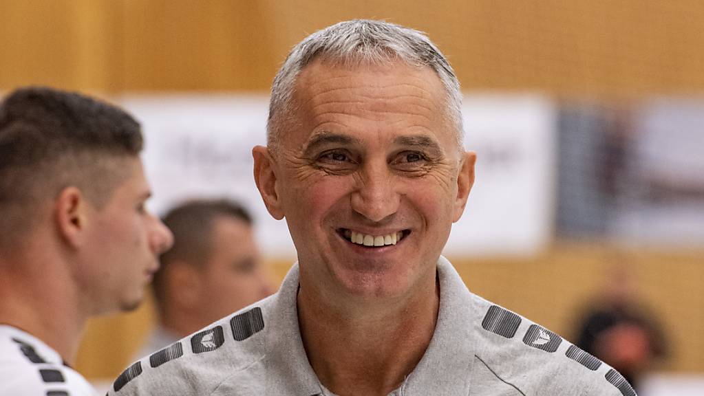 Goran Perkovac, der Trainer von Leader Kriens-Luzern, hat derzeit gut lachen