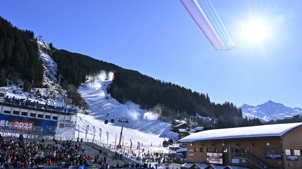 Alpine Speedrennen in Courchevel