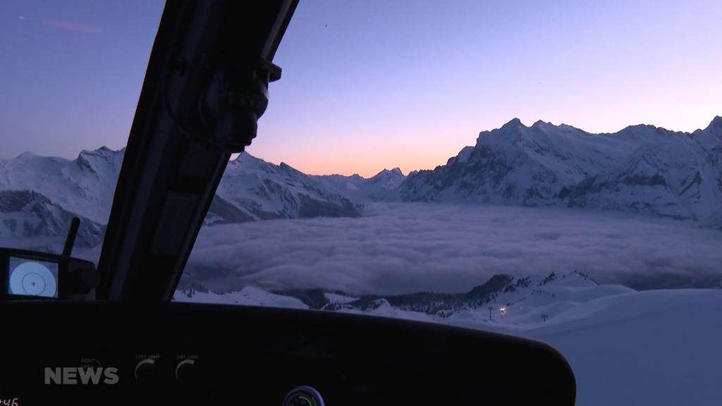 Grindelwald-Männlichen: Lawinensprengung macht die Pisten sicher