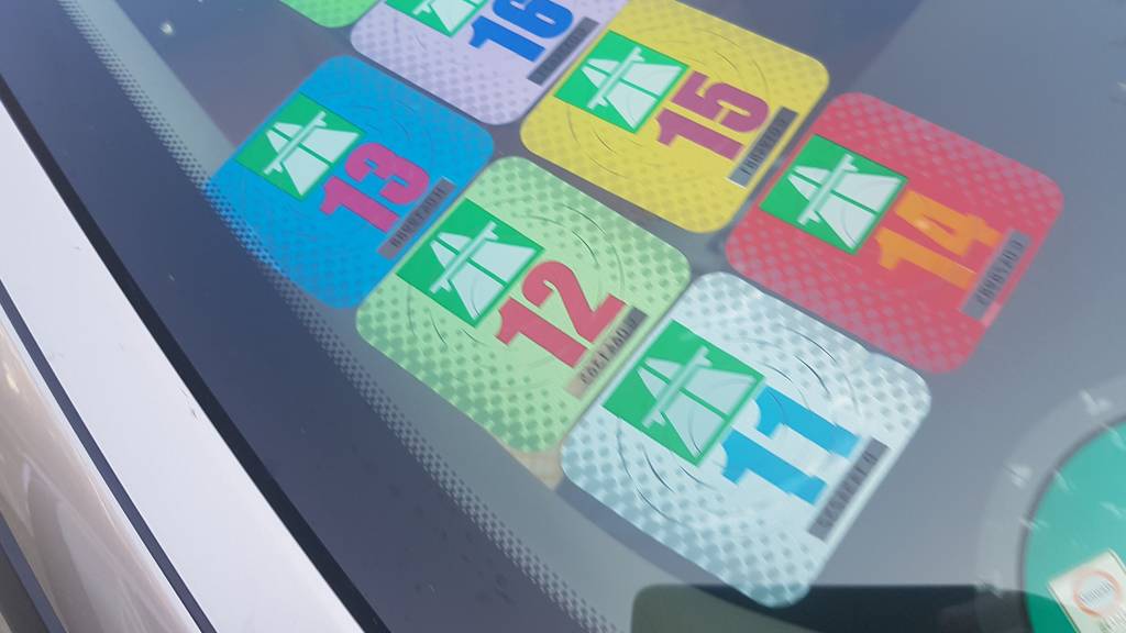 Die Vignette muss sein - geklebt oder digital