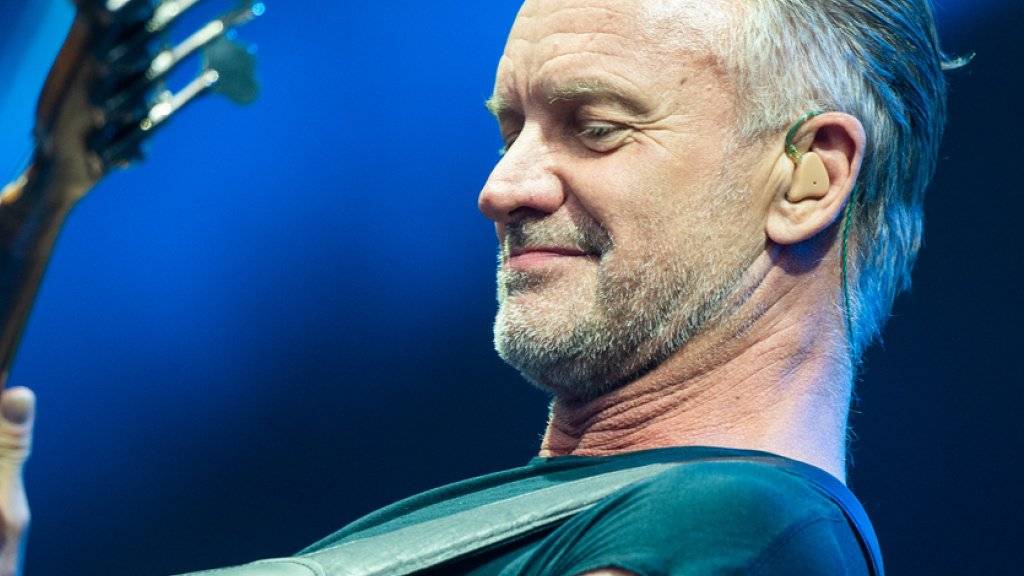 Der britische Musiker Sting eröffnet heute Abend als erster Headliner das 53. Montreux Jazz Festival. (Keystone/DPA/CHRISTOPHE GATEAU)