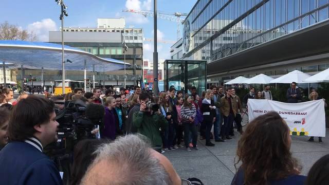 Schülerdemo in Aarau