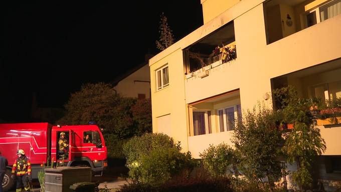 Balkon in Trimbach gerät in Brand – Bewohnende evakuiert