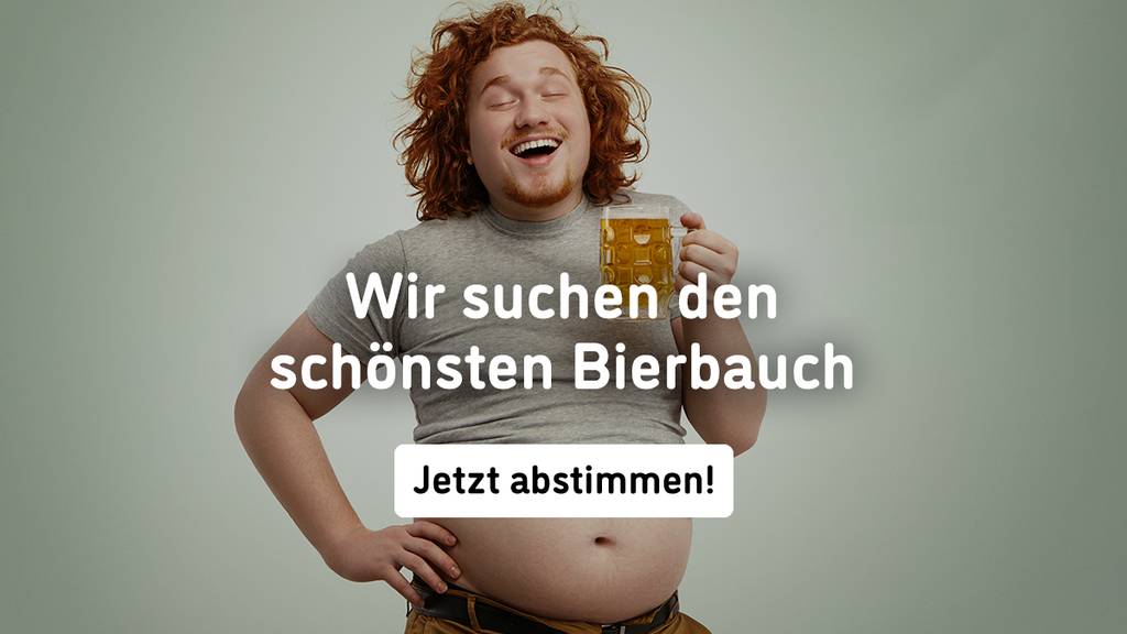 Jetzt abstimmen - Wir suchen den schönsten Bierbauch im Mittelland