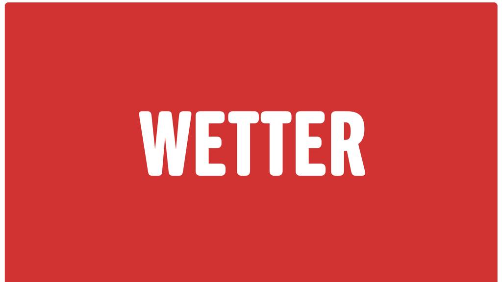 Wetter 2025