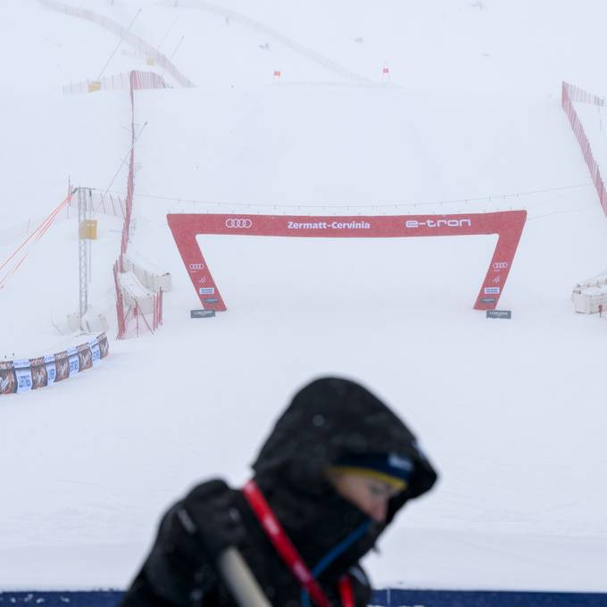 Weltcup-Abfahrt der Männer in Zermatt wegen Schnee und Wind abgesagt