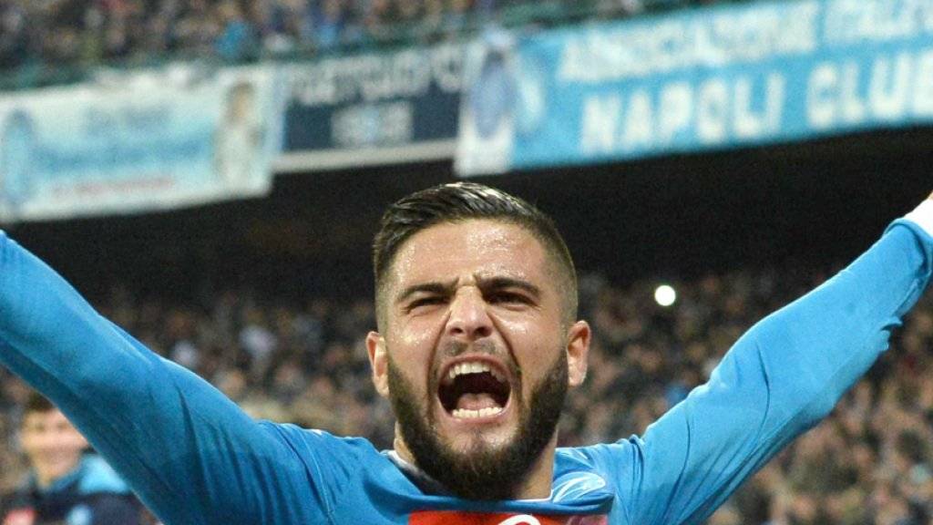 Kein Siegerjubel: Lorenzo Insigne traf zum 1:0 für Napoli, am Ende reichte es aber nur zu einem Remis