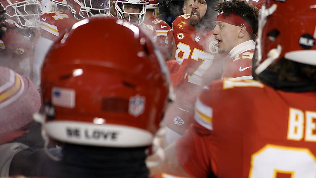 Die Kansas City Chiefs mit Quarterback Patrick Mahomes siegen bei minus 20 Grad