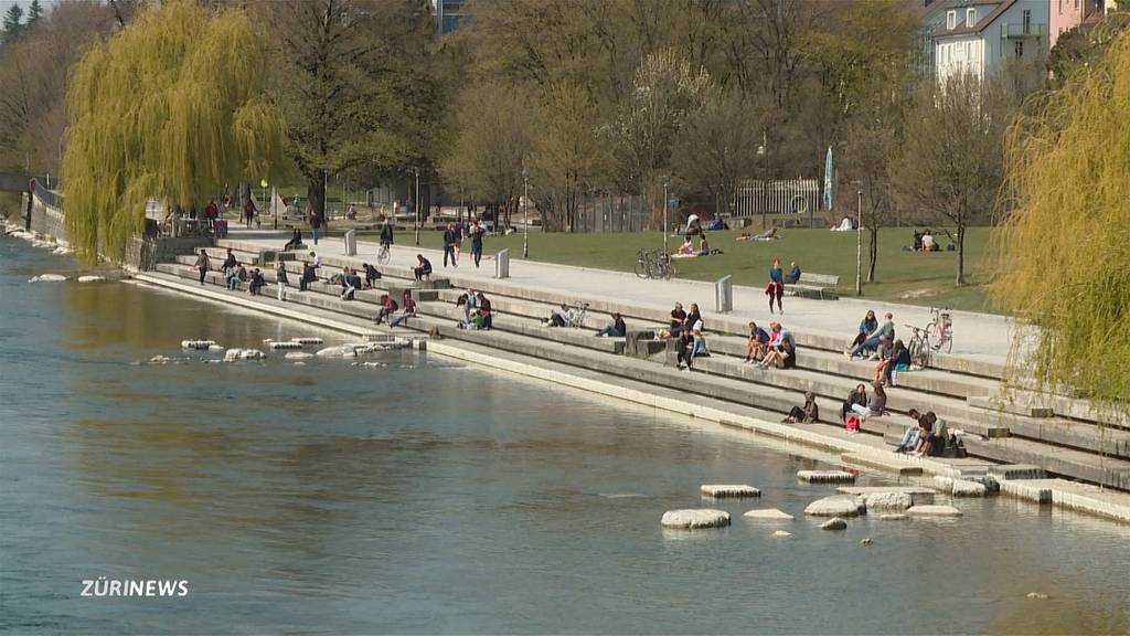 Sonniges Wetter stellt die Bevölkerung auf die Probe