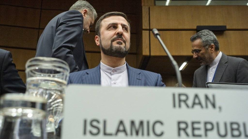 Kazim Gharibabadi, Irans Botschafter bei der Internationalen Atomenergiebehörde, am Mittwoch bei der Sondersitzung in Wien.