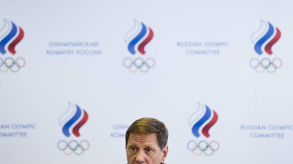 Hat freudige Nachrichten zu verkünden: Alexander Schukow, Präsident des Olympischen Komitees Russlands (ROK).