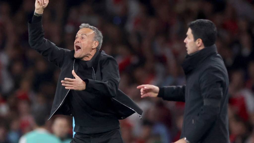 Mit Luis Enrique (links) und Mikel Arteta stehen sich zum ersten Mal in einem Final der Champions League zwei spanische Trainer gegenüber