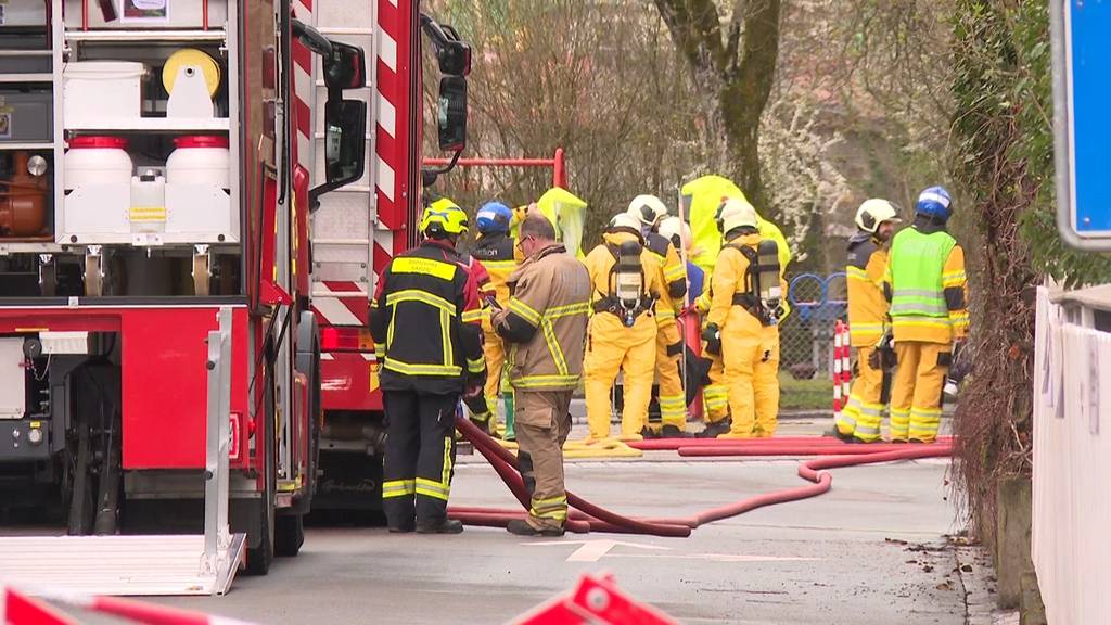 Ammoniakaustritt in Baden löst Feuerwehreinsatz aus