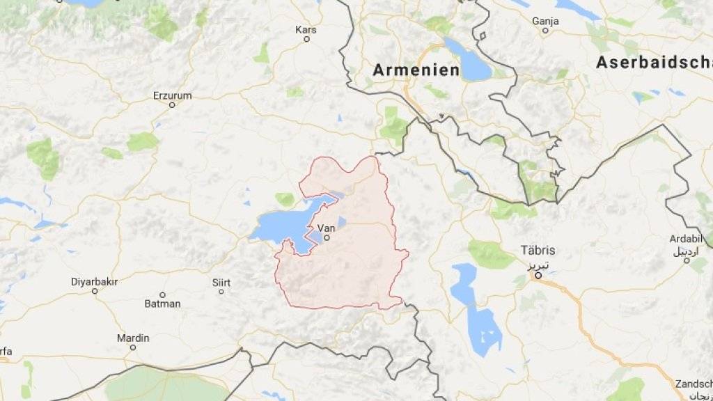 In der Provinz Van im Osten der Türkei wurde eine Polizeistation angegriffen. (Bild googlemaps)