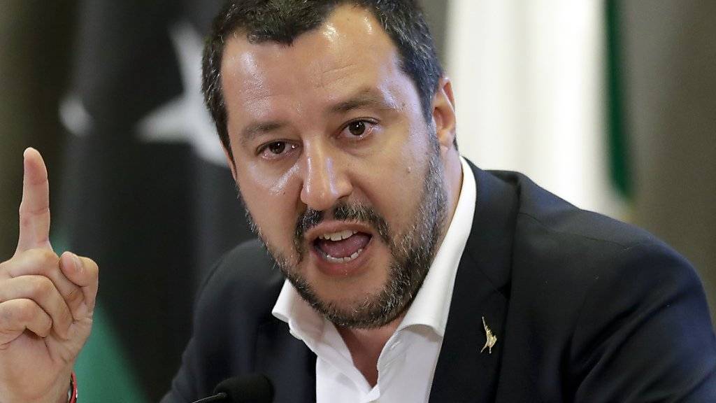 Innenminister und Lega-Chef Matteo Salvini (Aufnahme vom 5. Juli 2018 in Rom).