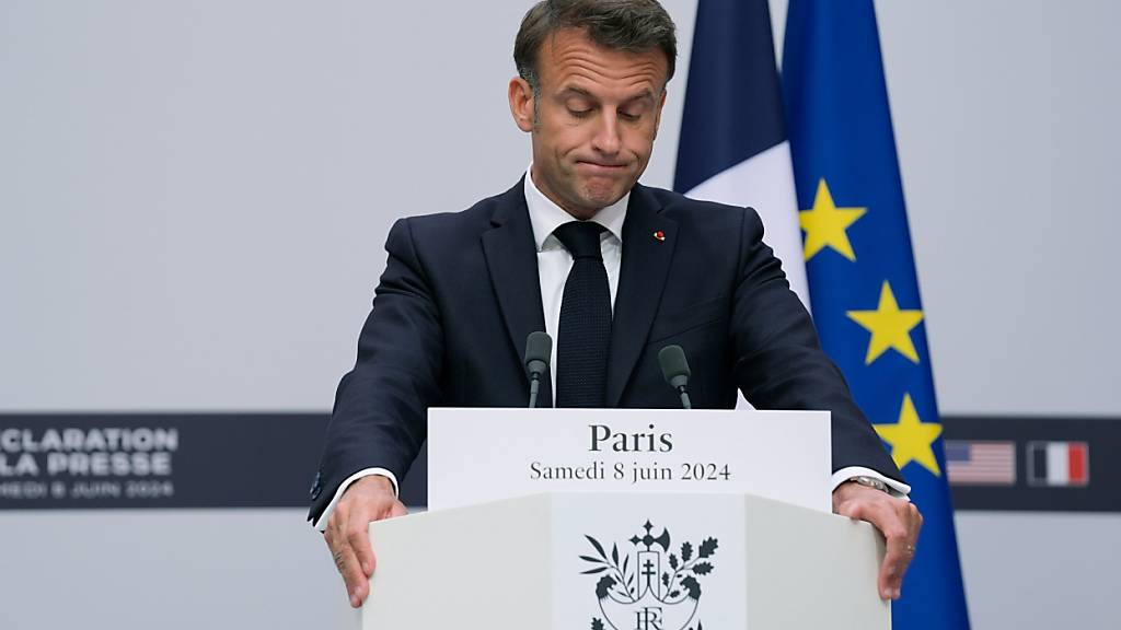 Der französische Präsident Emmanuel Macron. Foto: Evan Vucci/AP/dpa