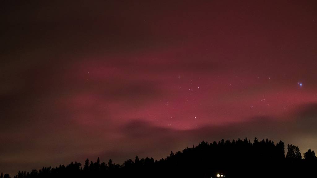 So schön waren die Polarlichter über dem Kanton Luzern