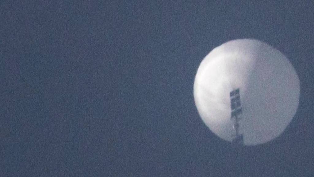 Im Video: US-Jet schiesst mutmasslichen Spionageballon ab