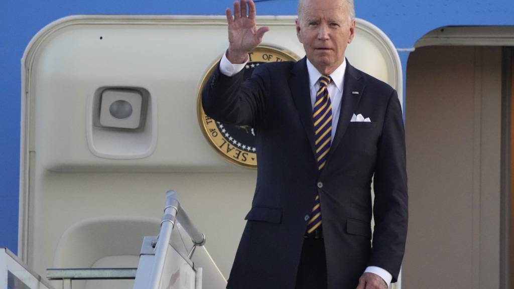 US-Präsident Joe Biden bei seiner Ankunft in Helsinki. Foto: Sergei Grits/AP/dpa