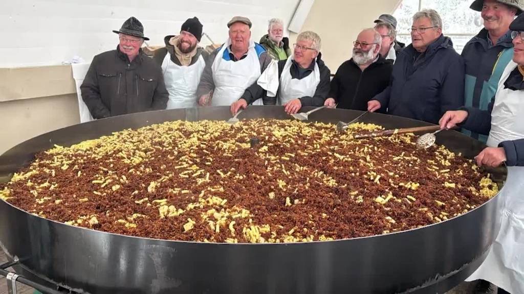 Älplermagronen-Weltrekord in Engelberg