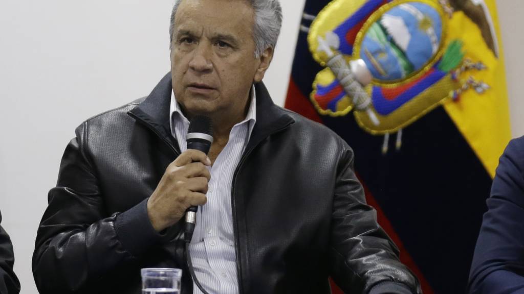 ARCHIV - Ecuadors Ex-Pr‰sident LenÌn Moreno. Foto: Fernando Vergara/AP/dpa/Archivbild