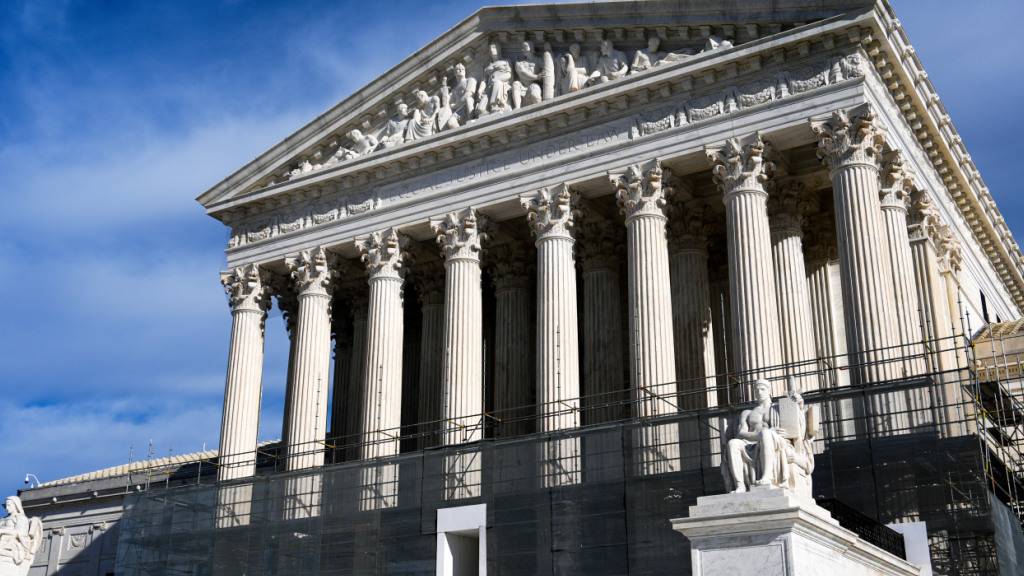 ARCHIV - Der Supreme Court, Oberstes Gericht der USA. Foto: Julia Demaree Nikhinson/AP/dpa