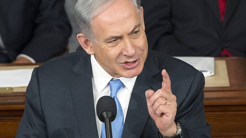 «Habe keine Verurteilung des Raketenbeschusses auf Israel gehört»: Israels Premierminister Benjamin Netanyahu kritisiert Reaktionen aus Europa zu Trumps Jerusalem-Entscheid. (Archivbild)