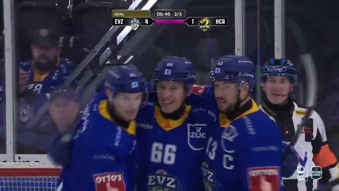 Der EV Zug bodigt Ajoie mit 8:3