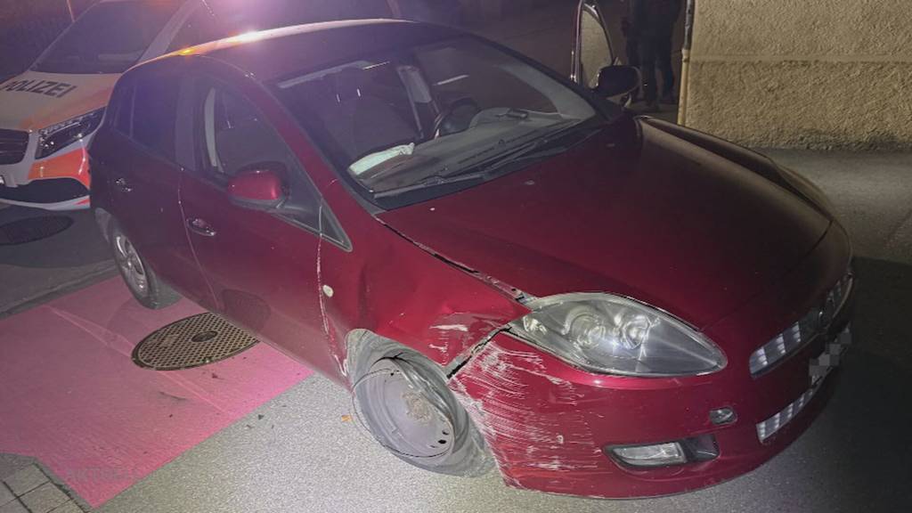 Ausser Kontrolle: Betrunkener Autofahrer verursacht in Döttingen und Klingnau Unfälle
