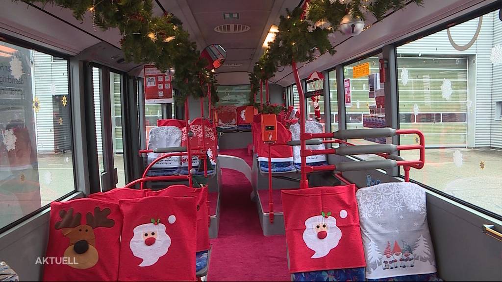 In Olten verkehrt ein spezieller Weihnachtsbus