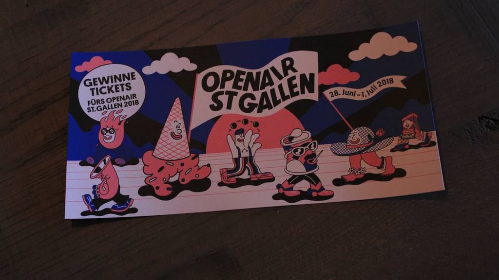 Das ist das nächstjährige Layout fürs OpenAir St.Gallen (Bild:FM1Today/Fabienne Engbers)