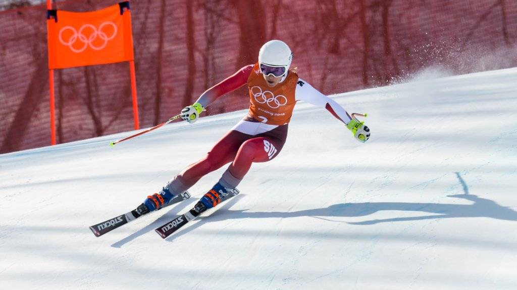 Gegen den Schweizer Skihersteller Stöckli, der unter anderen auch die Schweizer Skirennfahrerin Jasmine Flury ausrüstet, läuft eine Untersuchung der Wettbewerbskommission wegen mutmasslicher Preisabsprachen und einem Verbot des Online-Handels. (Archivbild)
