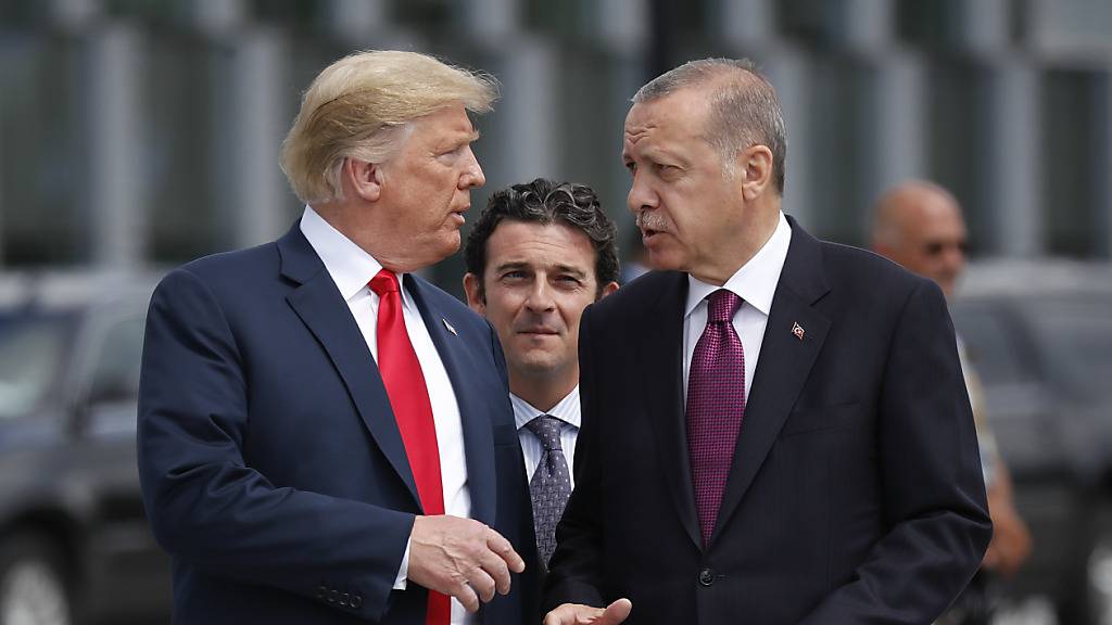 Trotz Spannungen: US-Präsident Donald Trump (links) will den türkischen Präsidenten Recep Tayyip Erdogan (rechts) am 13. November in Washington erneut treffen. (Archivbild)