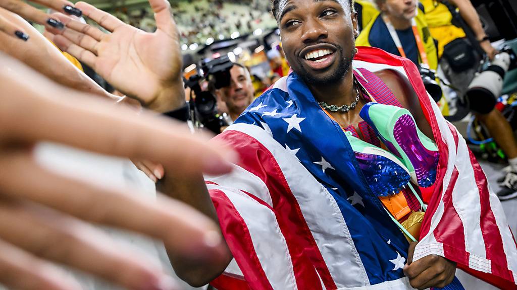 Klatscht ab: Sprint-Dominator Noah Lyles