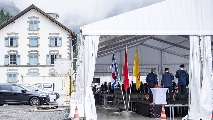 Feier zum offiziellen Baustart der zweiten Gotthard-Röhre