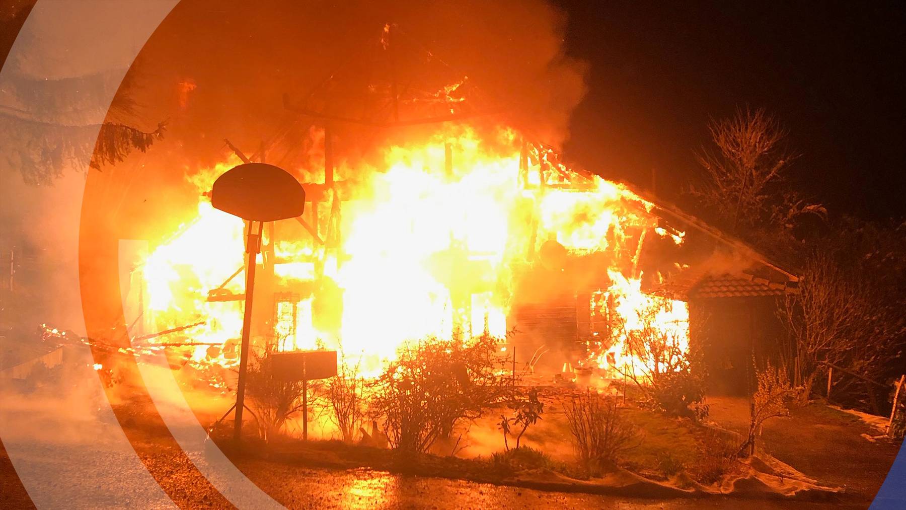 Wohnhausbrand in Walterswil