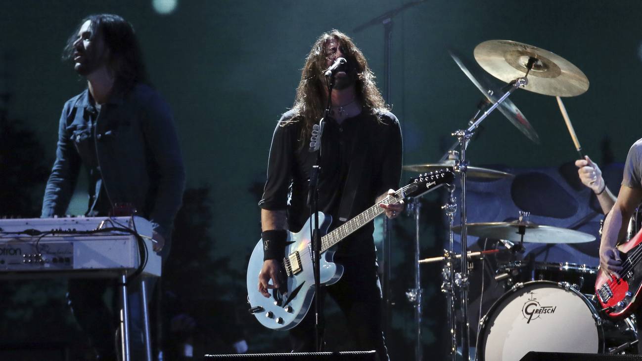 Foo fighters Dave Grohl Brit Awards
