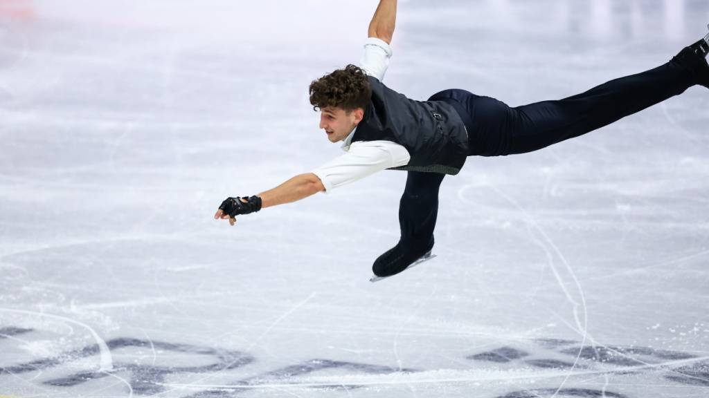 Lukas Britschgi ist an der WM in Prag nach dem Kurzprogramm auf Kurs