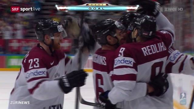 Eishockey: Schweiz gegen Lettland