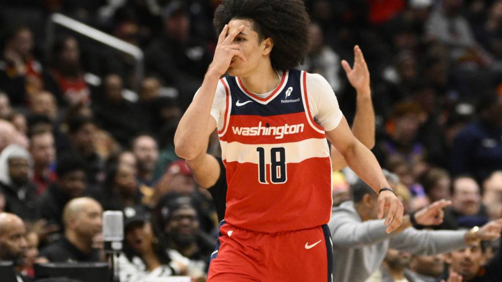Kyshawn George und die Wizards mussten sich am Donnerstag den Nuggets geschlagen geben